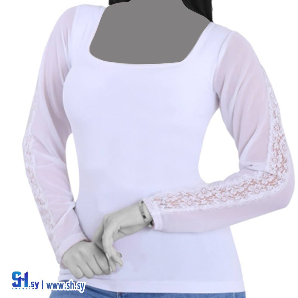 كنزة كم شيفون 4070 (سوليتير)