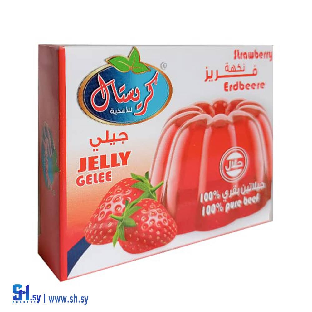 جيلي نكهة الفريز (كريستال)