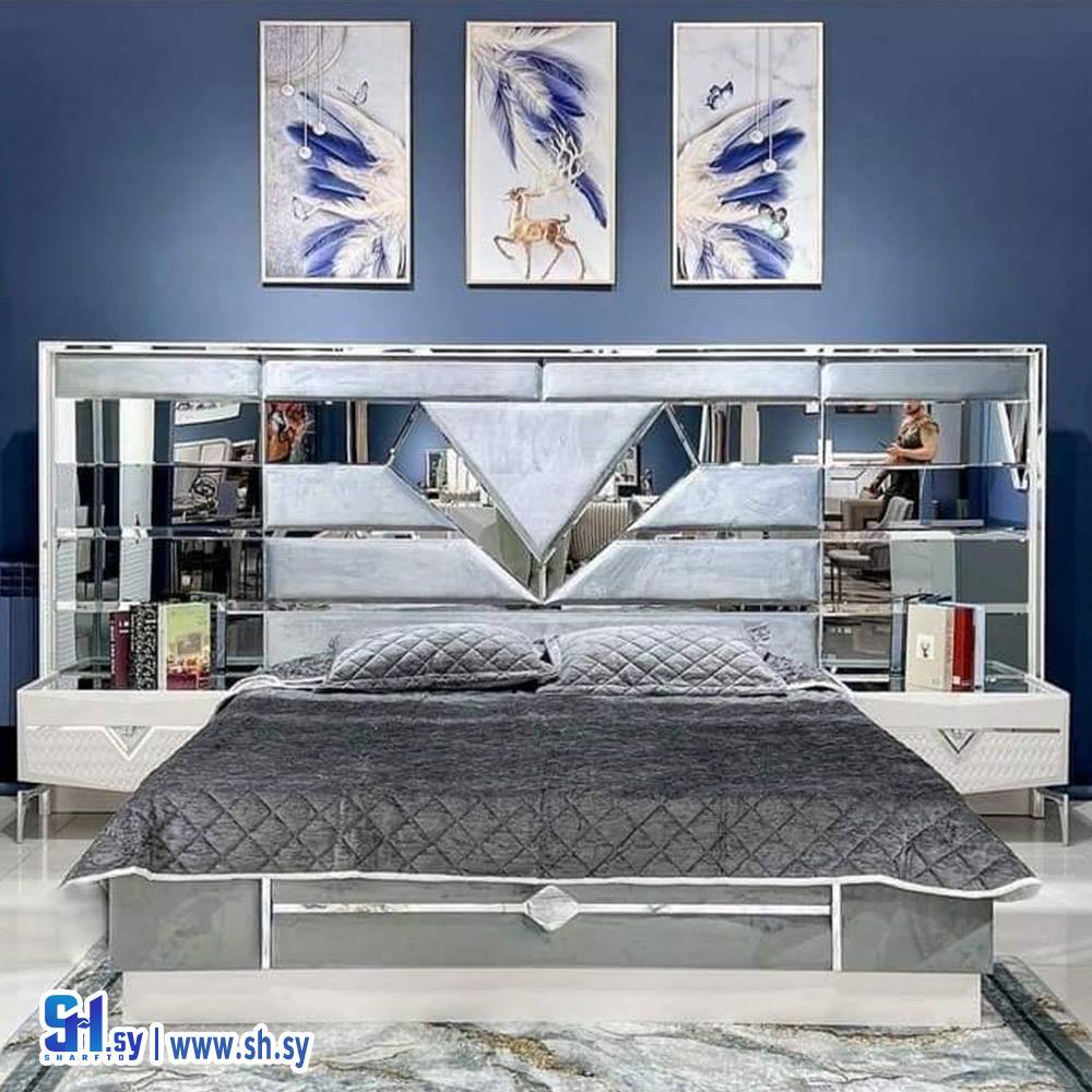 غرفة نوم ملكية موديل 3 (مفروشات ابو ادم)