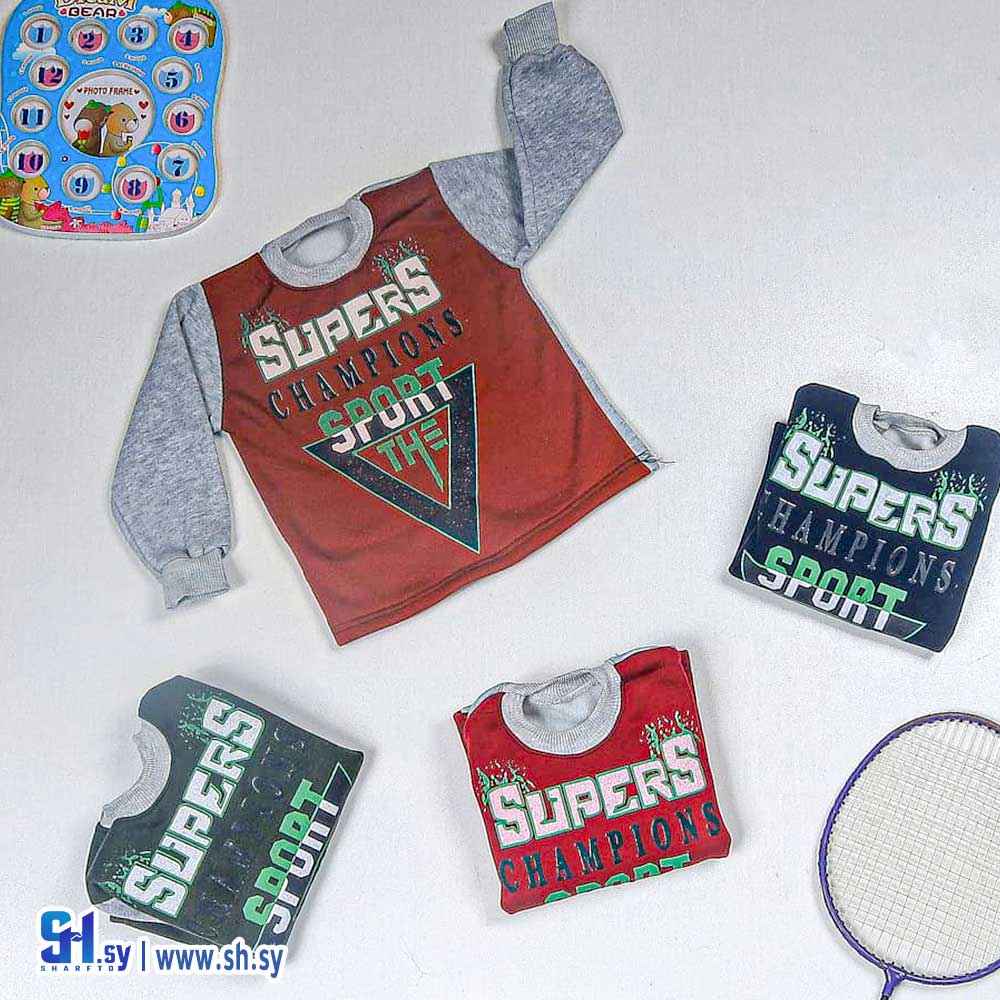 بيجامة بي بي صبياني (ملبوسات براء مود)