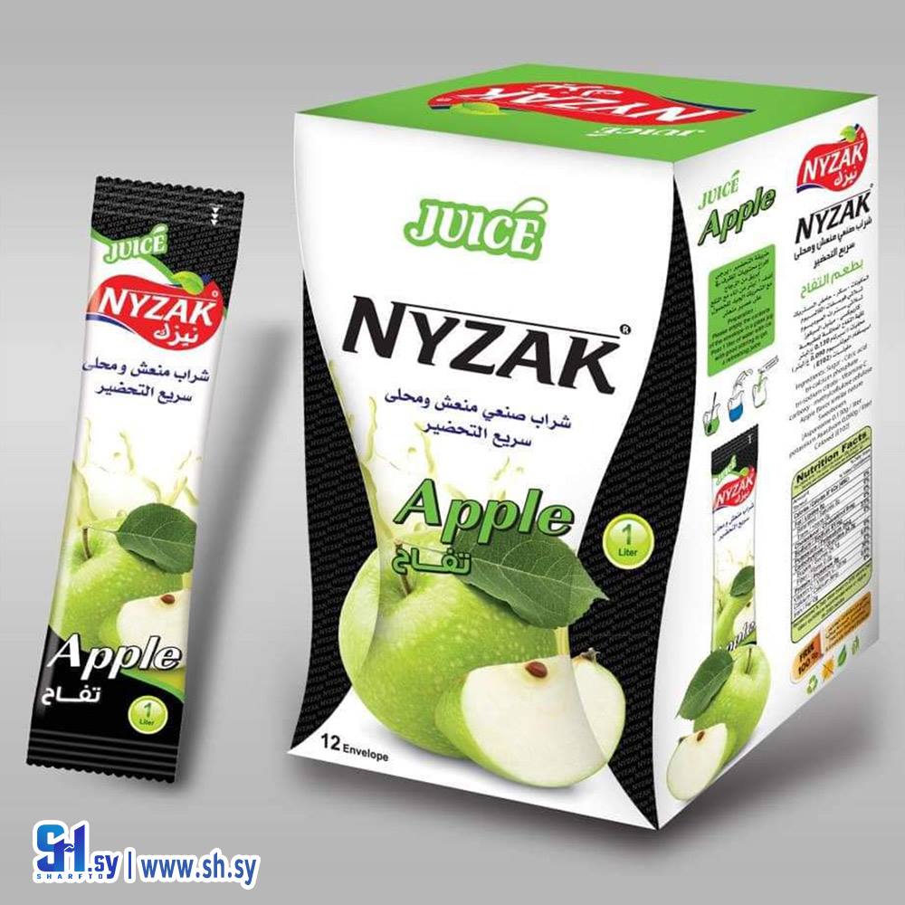 شراب صنعي بنكهة التفاح 12ظرف (نيزك)