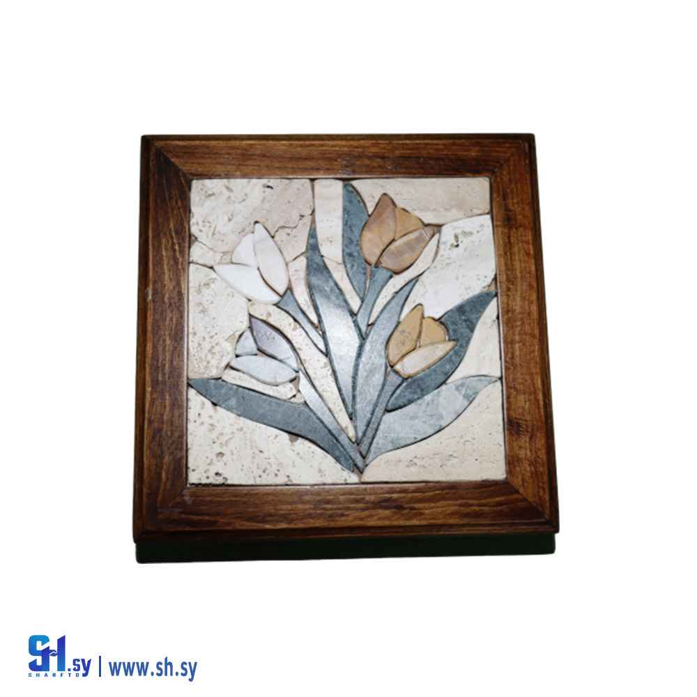 علبة فسيفساء الحجر (حاضنة دمر المركزية للفنون الحرفية)