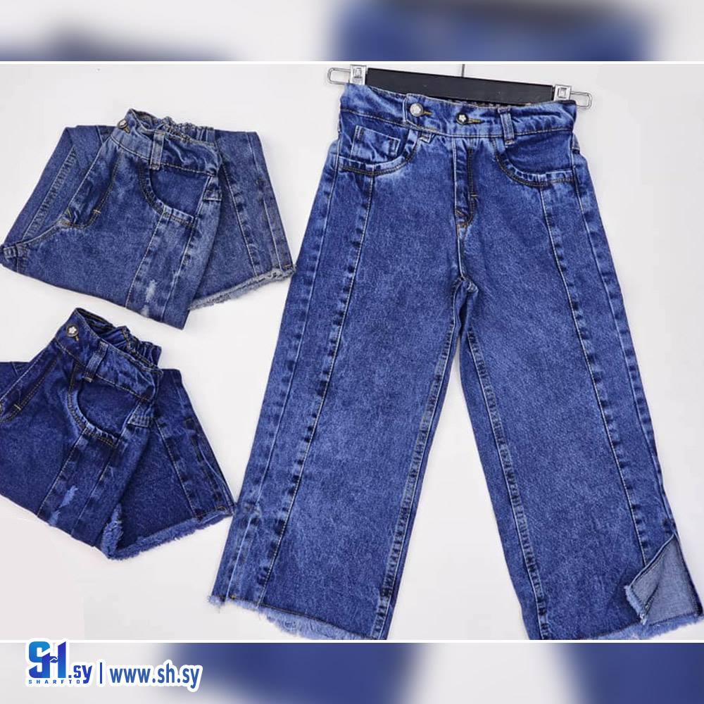 بنطال بناتي موديل 12040 (زمار مود)