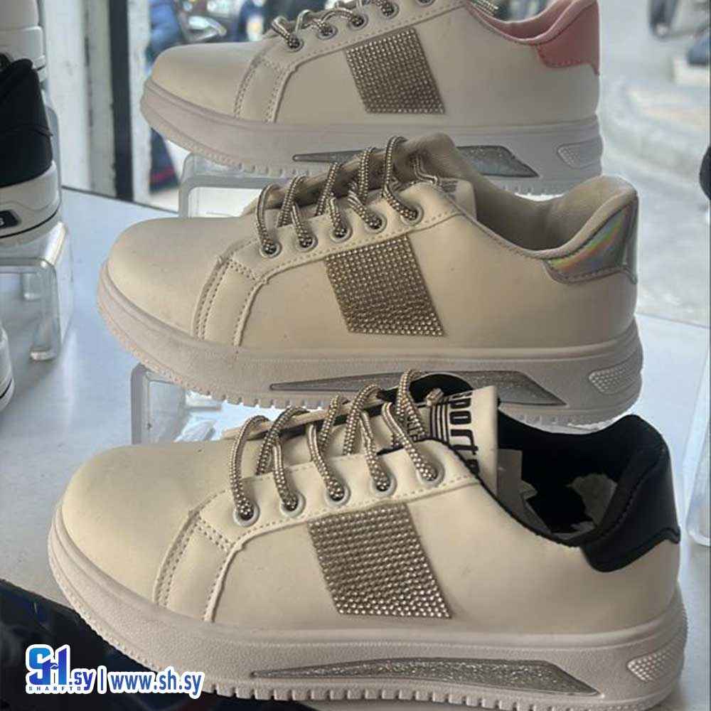 حذاء كونفرس بناتي الماس (أحذية وايت بلاك)