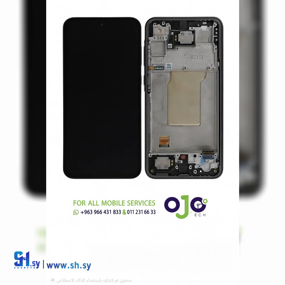 LCD Samsung Original 100% A366 (A36 5G 2025) + Frame Black (اوجو تك)