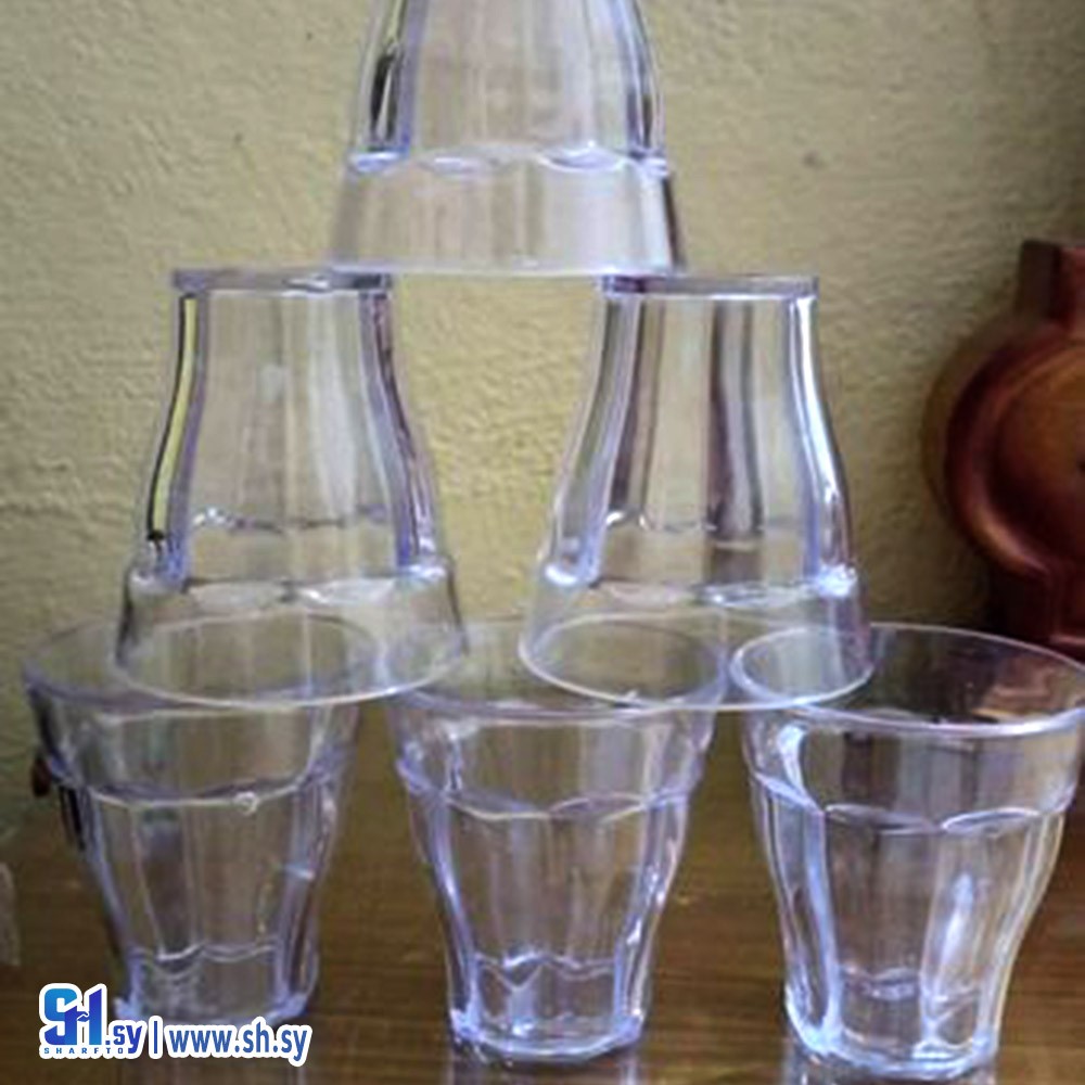 كاسات شاي كريستال (الجوهرة بلاست)