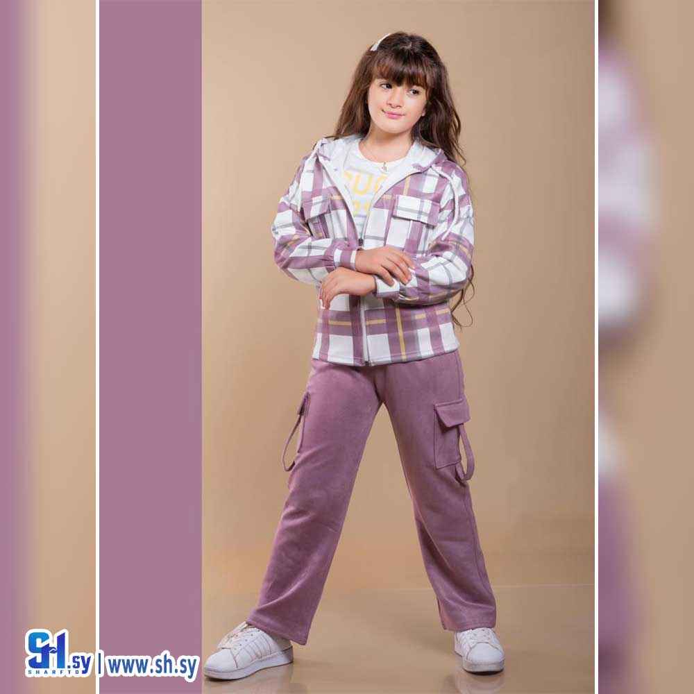 بيجامة بناتي موديل 1121 (بي بي M H)