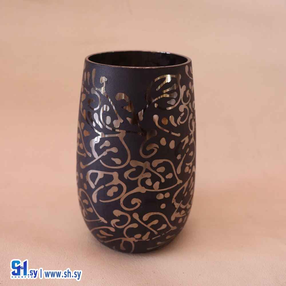 كاسة زجاج صناعة يدوية موديل 1098 (لافاز شيخ الكار)