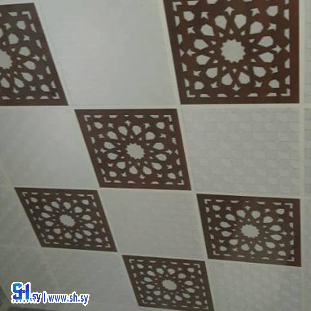 لأسقف المستعارة  بلاطات الارابيسك 4 (الكامل لتجارة مواد الديكور)