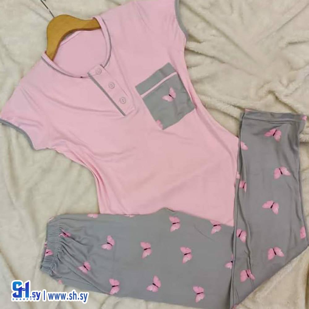 بيجامة قطن نسائي (معرض هشام)