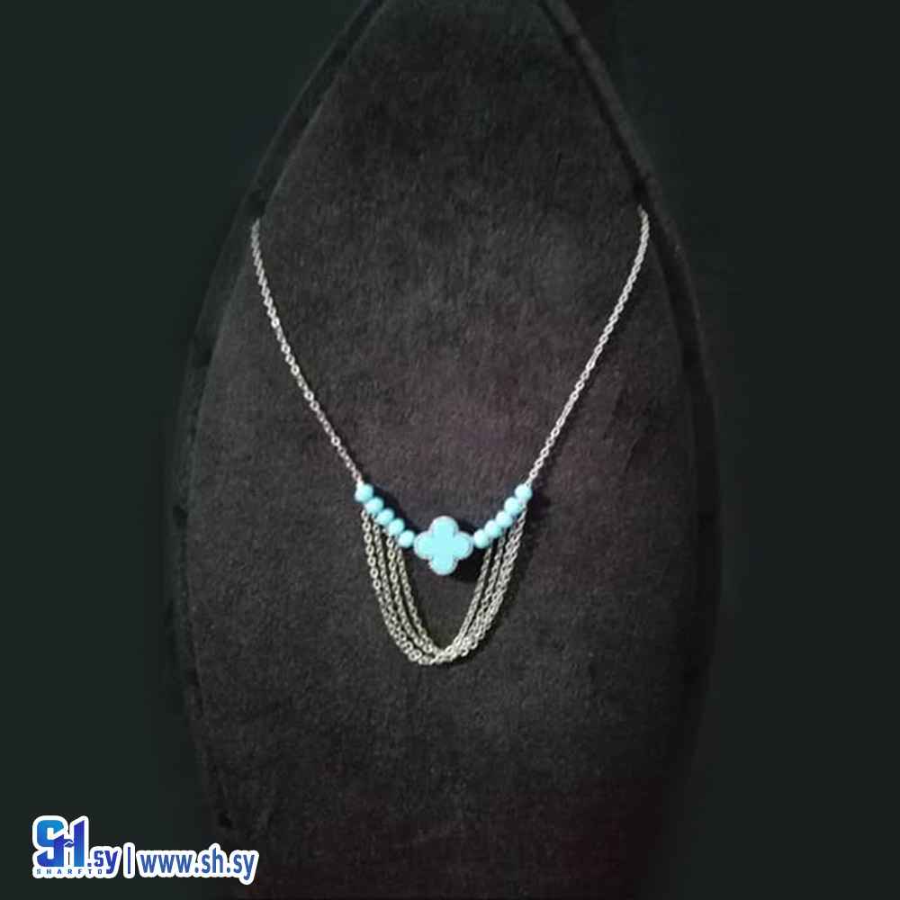 قلادة van cleef مع الخرز  (اسمهان)