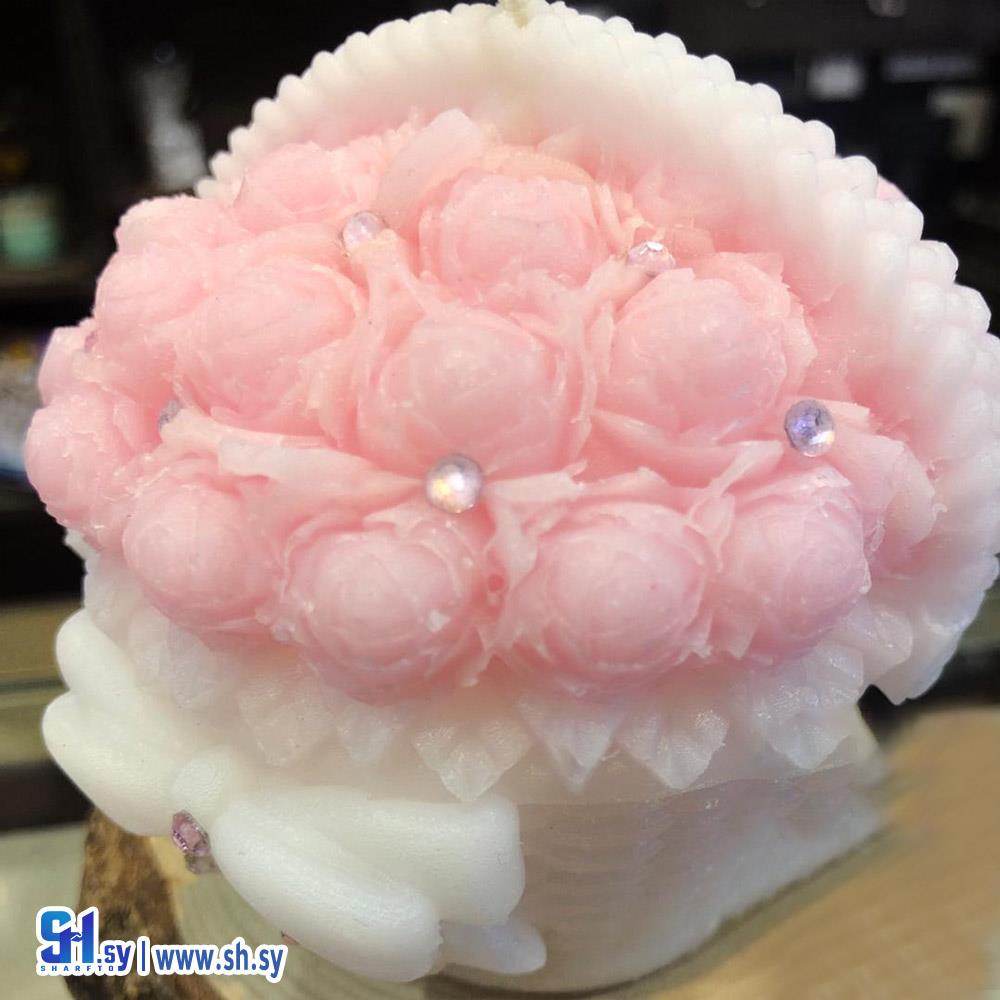 شمع طبيعي معطر هاند ميد (موزايييك آرت-Mosaic Art)