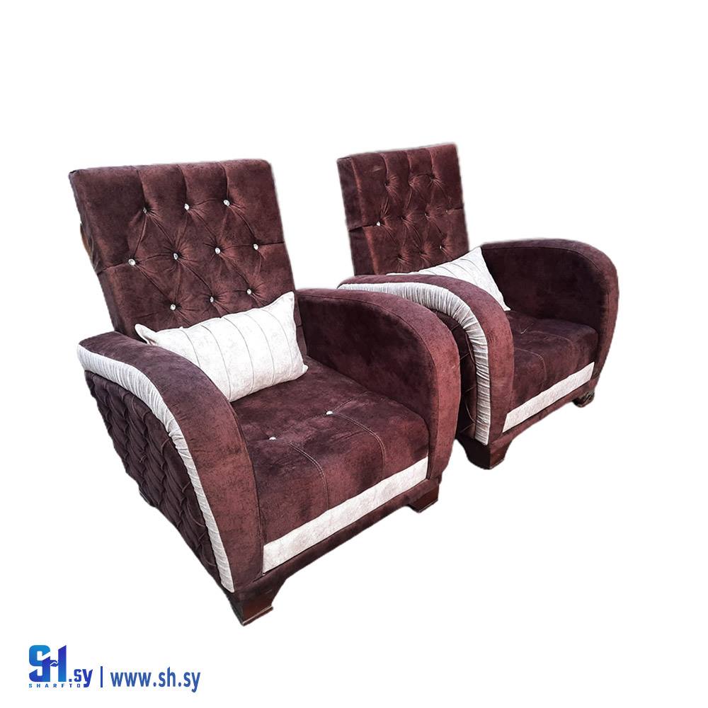 غرفة الضيافة زاوية  قماش مرمر (عبادة النعيم)