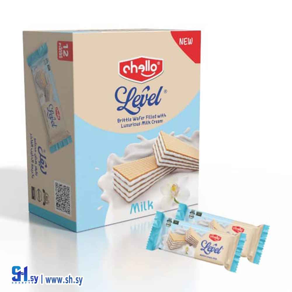 بسكويت ليفل محشو بكريمة الحليب (chello)