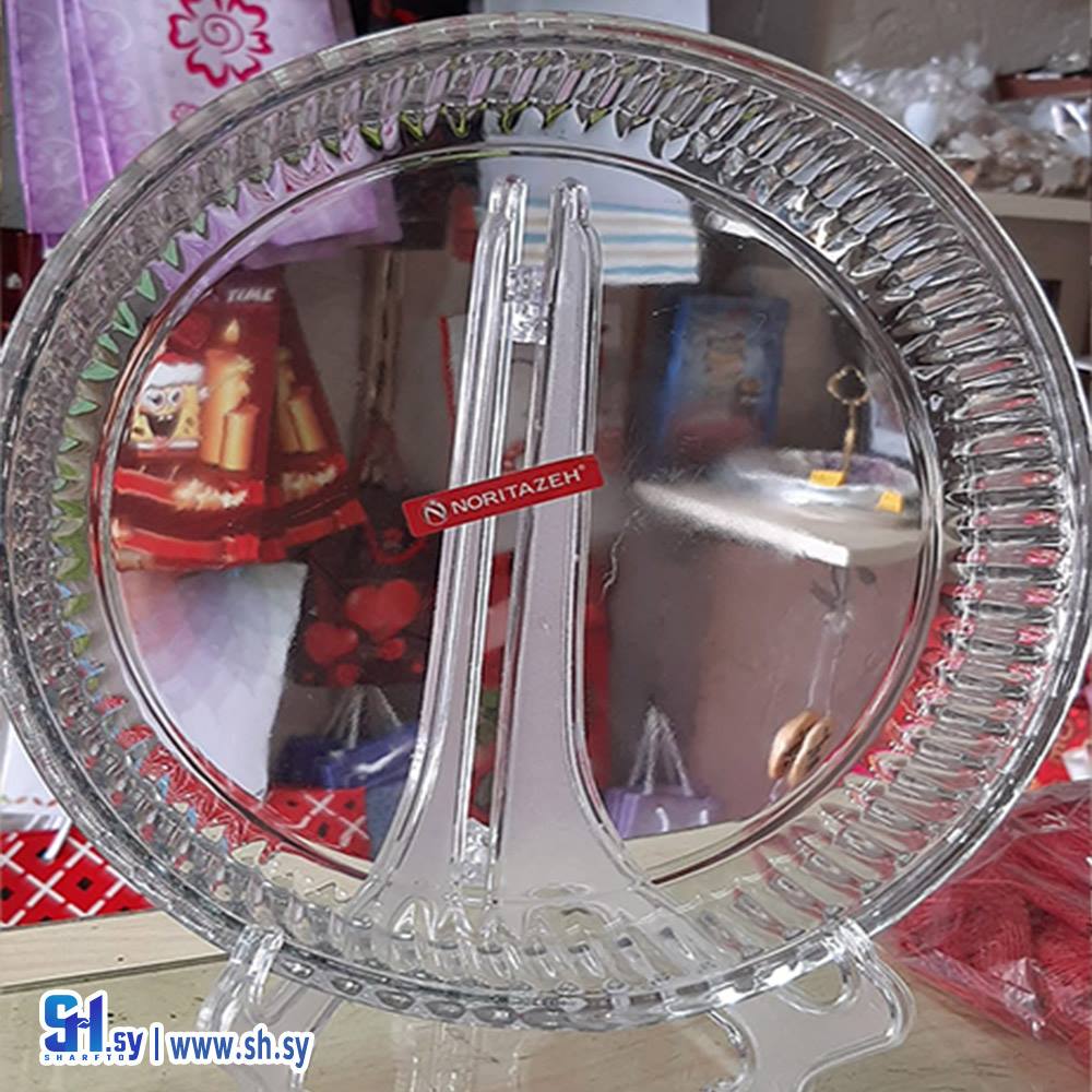 طبق زجاج شفاف 1 (مكتبة كاندي CANDY)