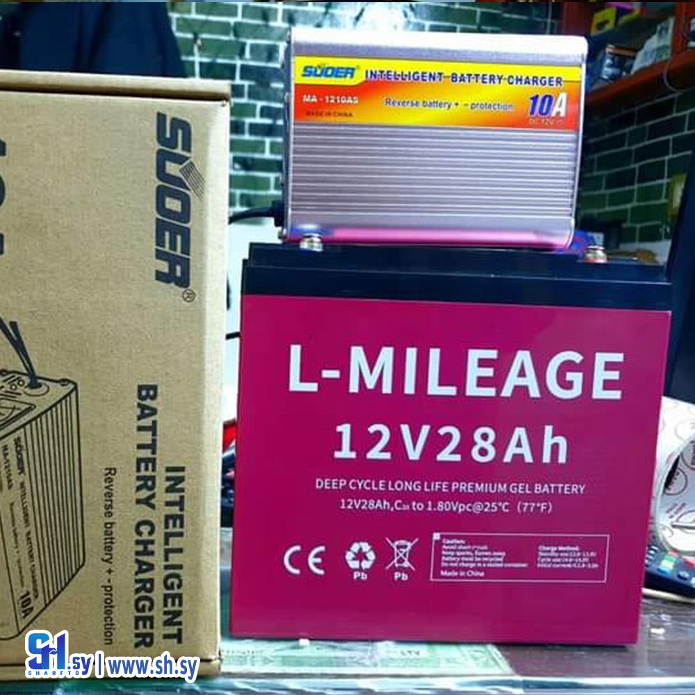 بطارية ميلياج 28 امبير جل(كهربائيات الباشق)