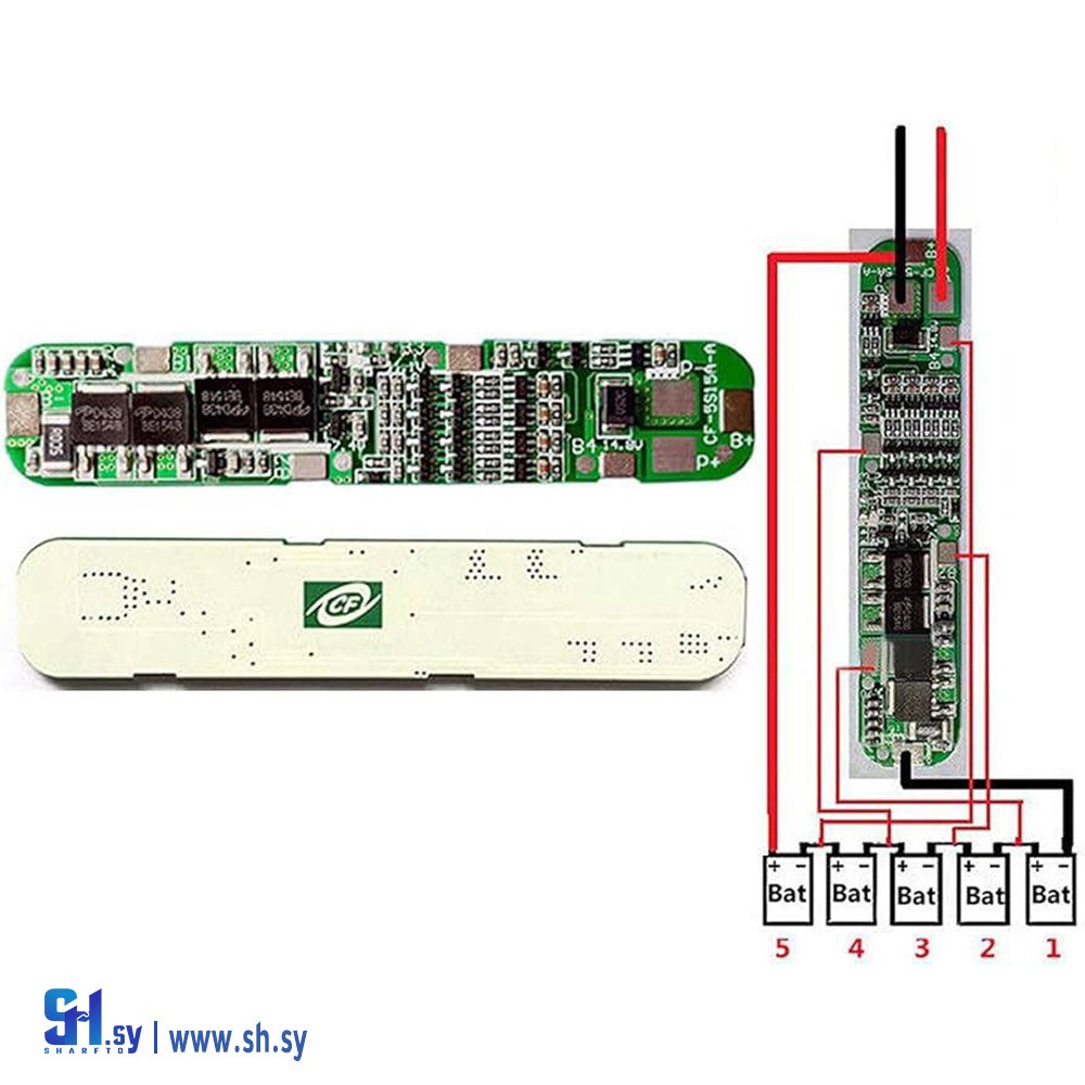 بطارية ليثيوم شحن بي ام اس 18.5 فولت (قطرنجي للالكترونيات)