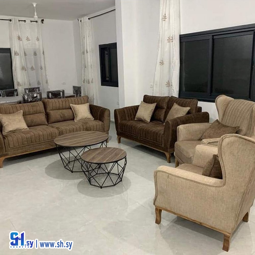 طقم غرفة ضيافة موديل 18 (مفروشات عدي)