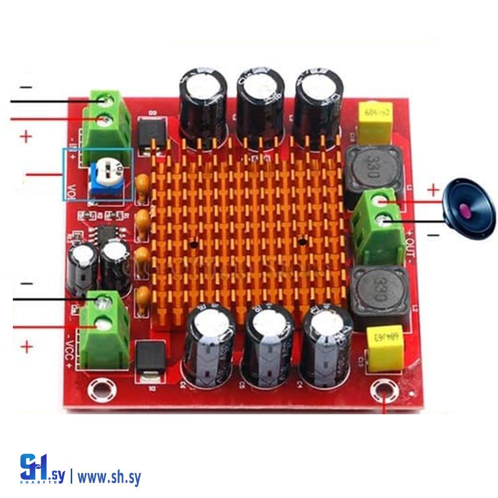 دارة صوت 150W (إلكترونيات سامر)