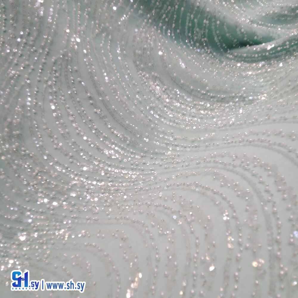 قماش تول شك نول سيلان و لولو و باييت (أقمشة روز)