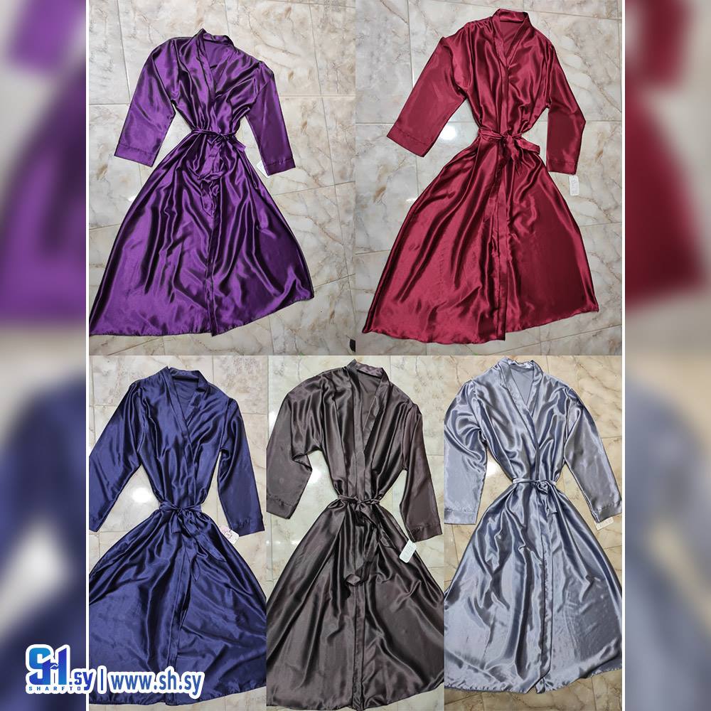 كيمنو طويل ساتان الماس (السرجاوي)