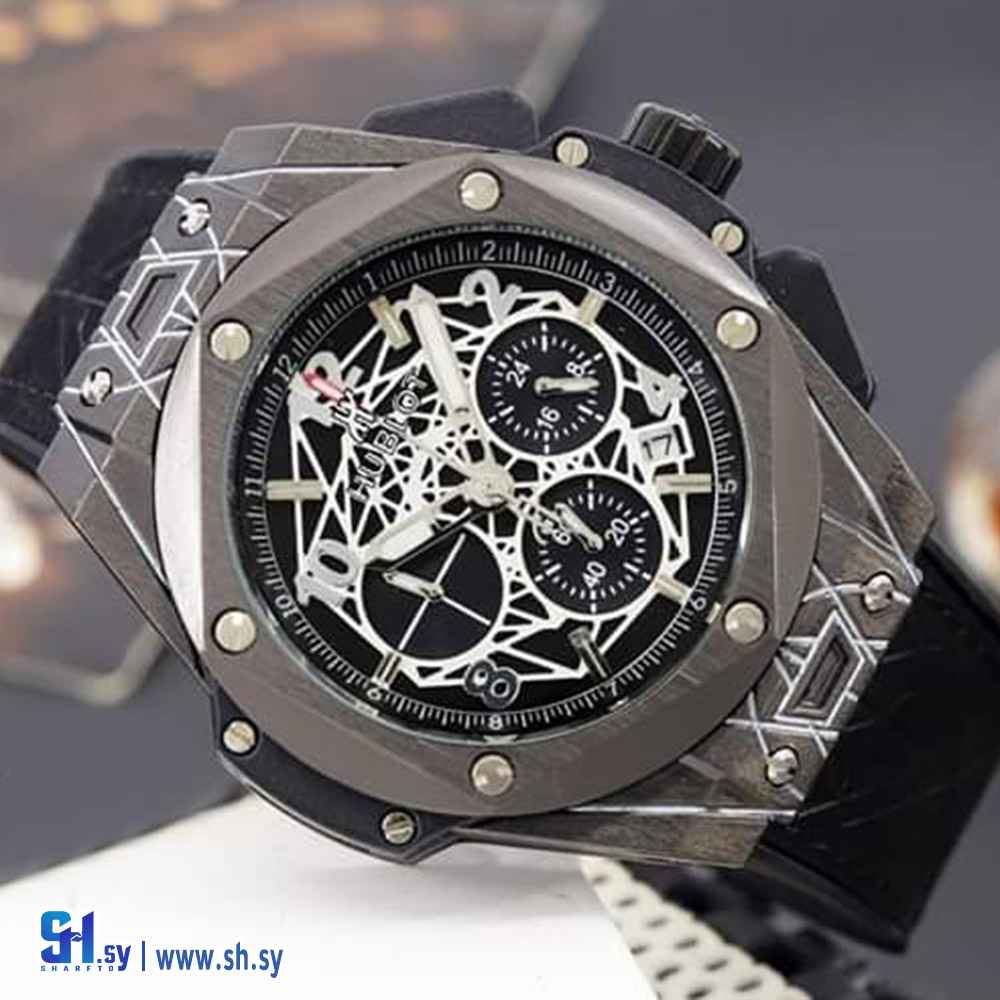 ساعة رجالية Hublot (ساعة كلاكسي)