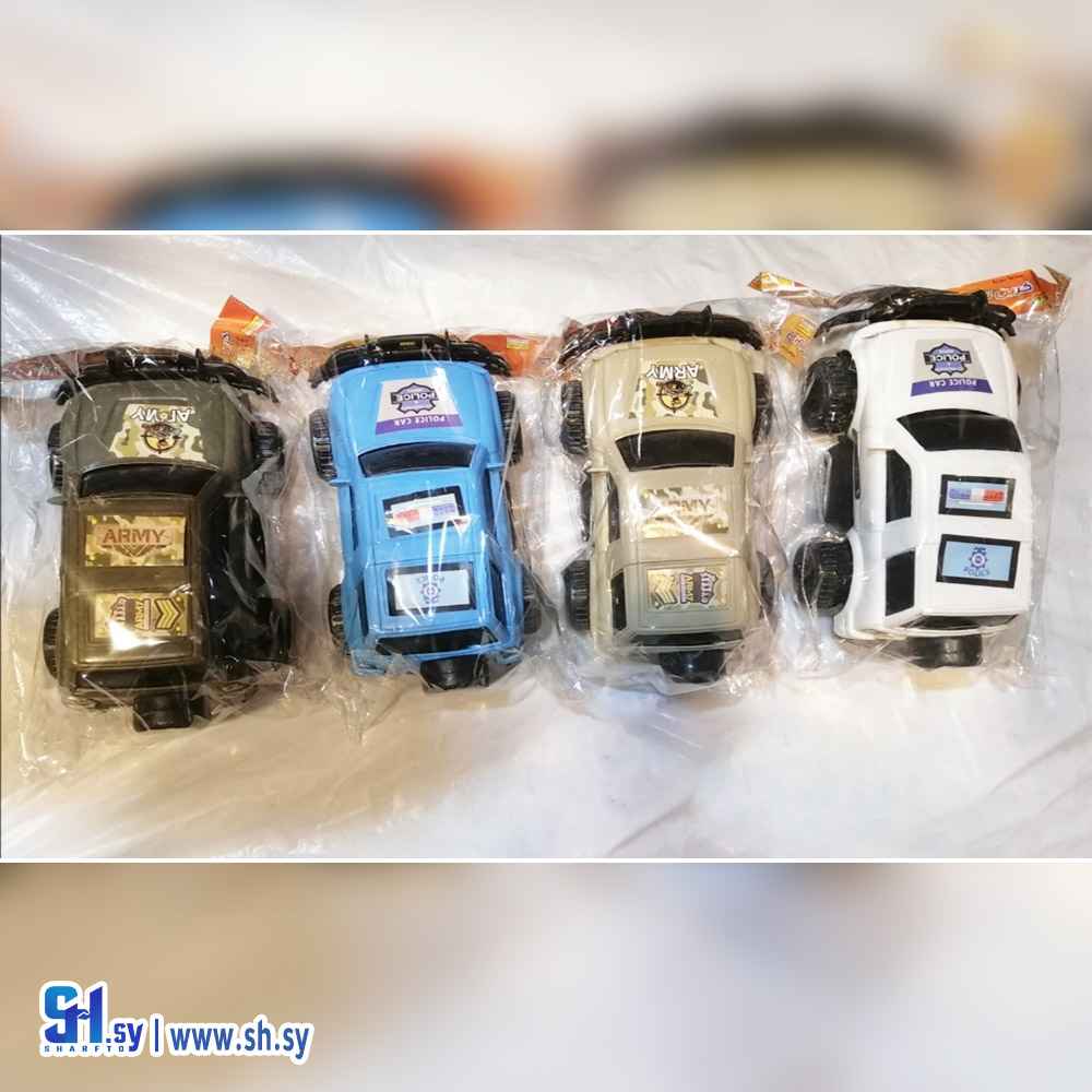 لعبة سيارات police and army طول 25سم (شركة عجلوني)