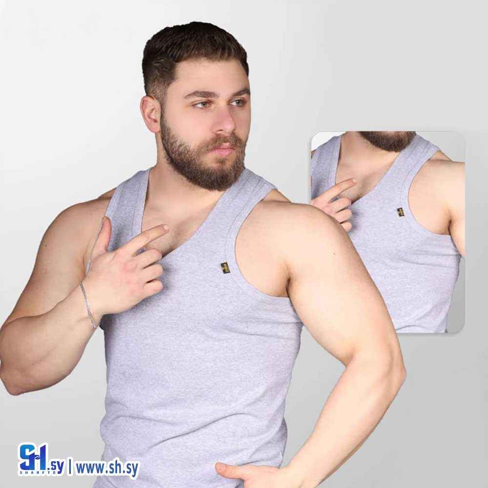 قميص داخلي رجالي قطن موديل 40003 (مجموعة الزيتوني التجارية)