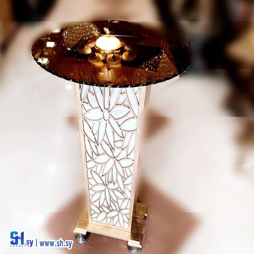 ستاند خشب مع بلوره مفرده عاكس (مصدر للهدايا)