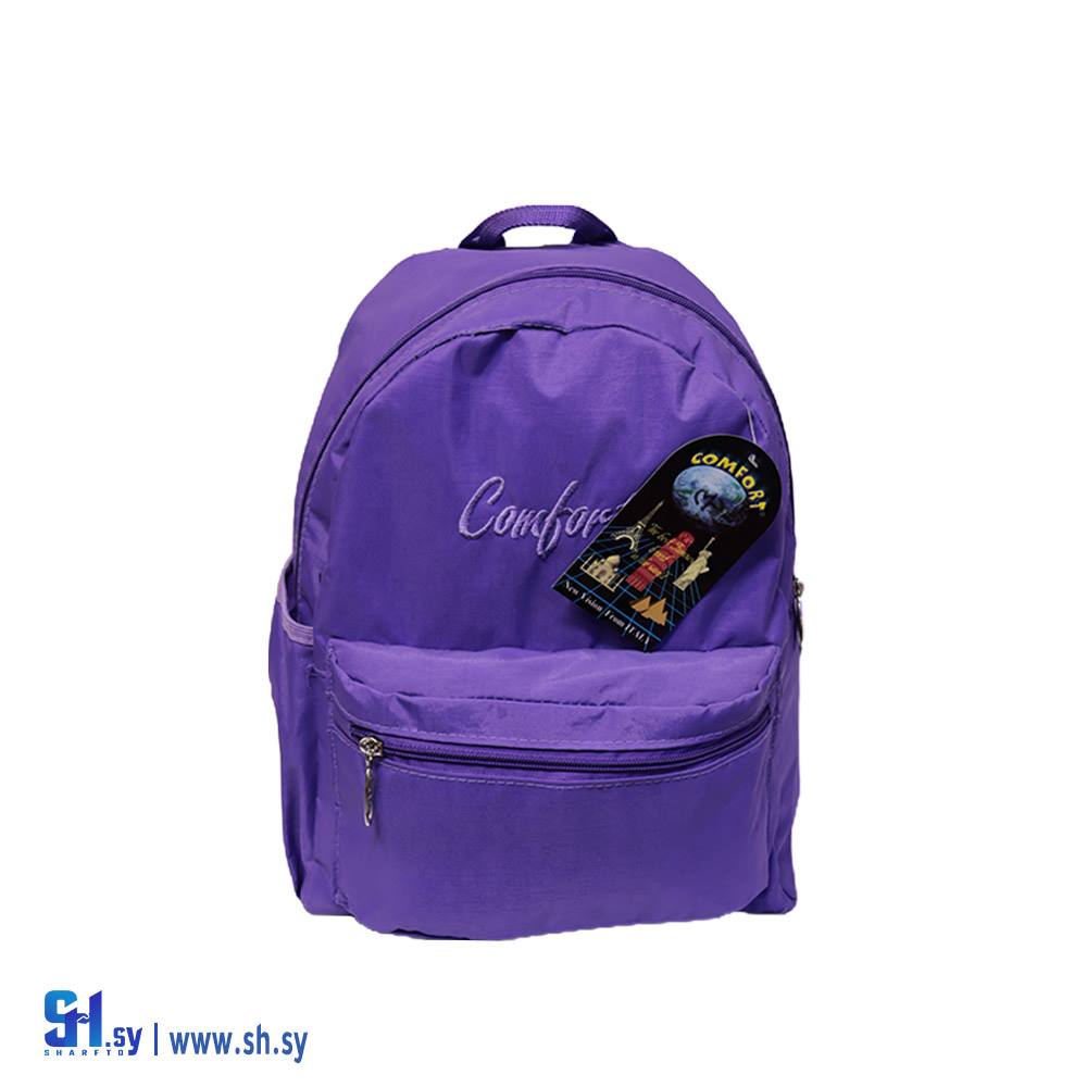 حقيبة ظهر نسائية طبقة سحاب+ جيبة مقاس صغير (حقائب الرفاهية)