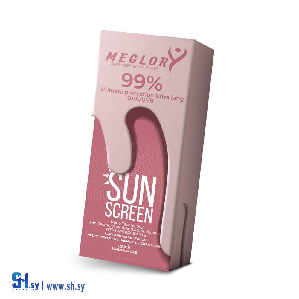 واقي شمسي كيميائي شفاف MEGLORY (Skinica)