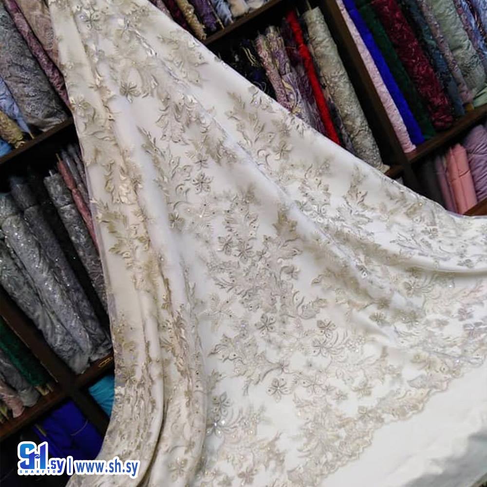 قماش صرما مطرز (أقمشة روز)
