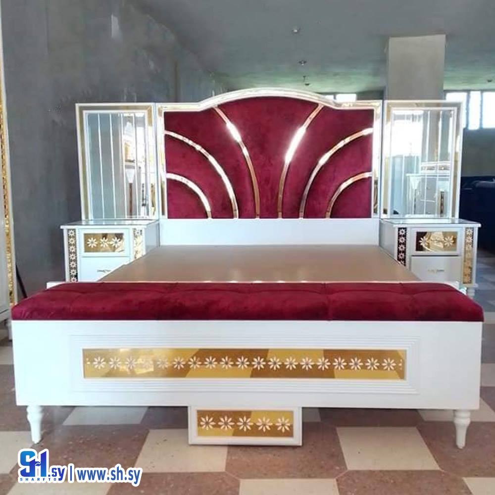 غرفة نوم الشوح وحفر sns موديل 4 (معرض الربداوي للموبيليا)
