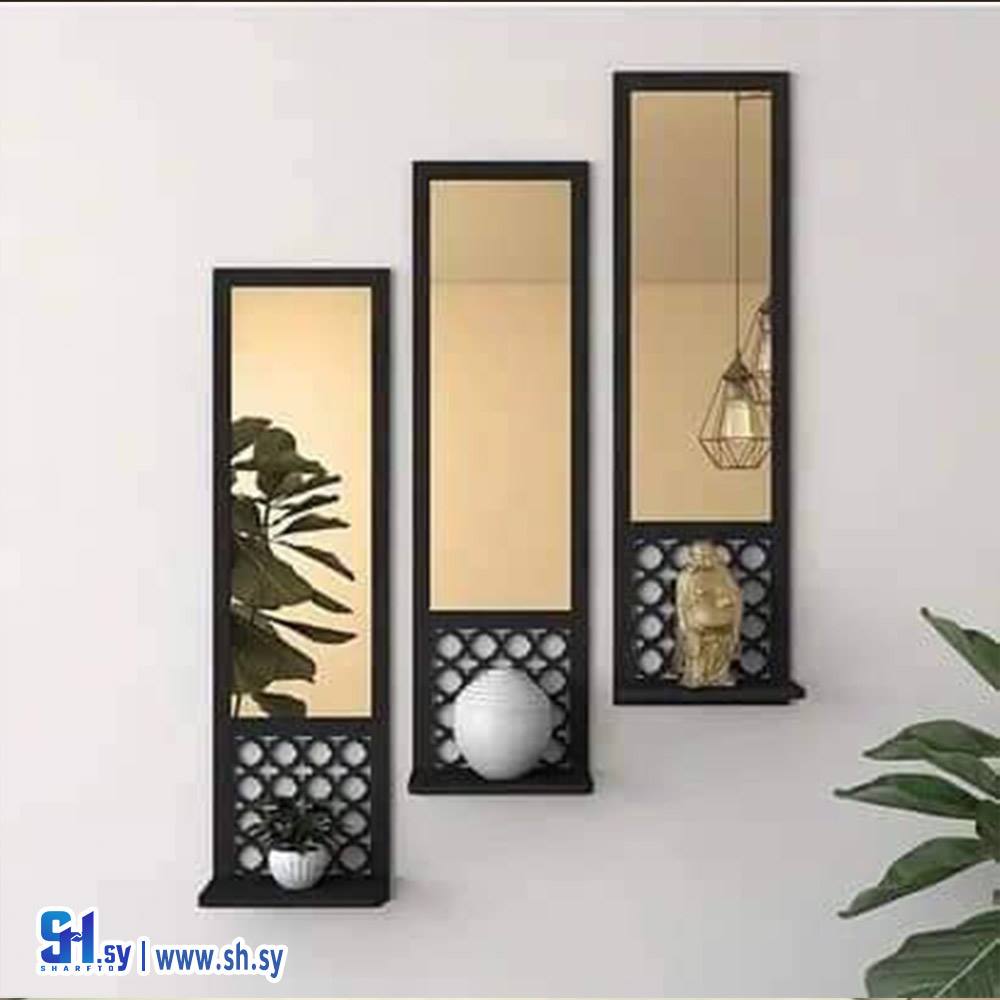 طقم رفوف مع بلكسي مرايا (جود للديكورات)