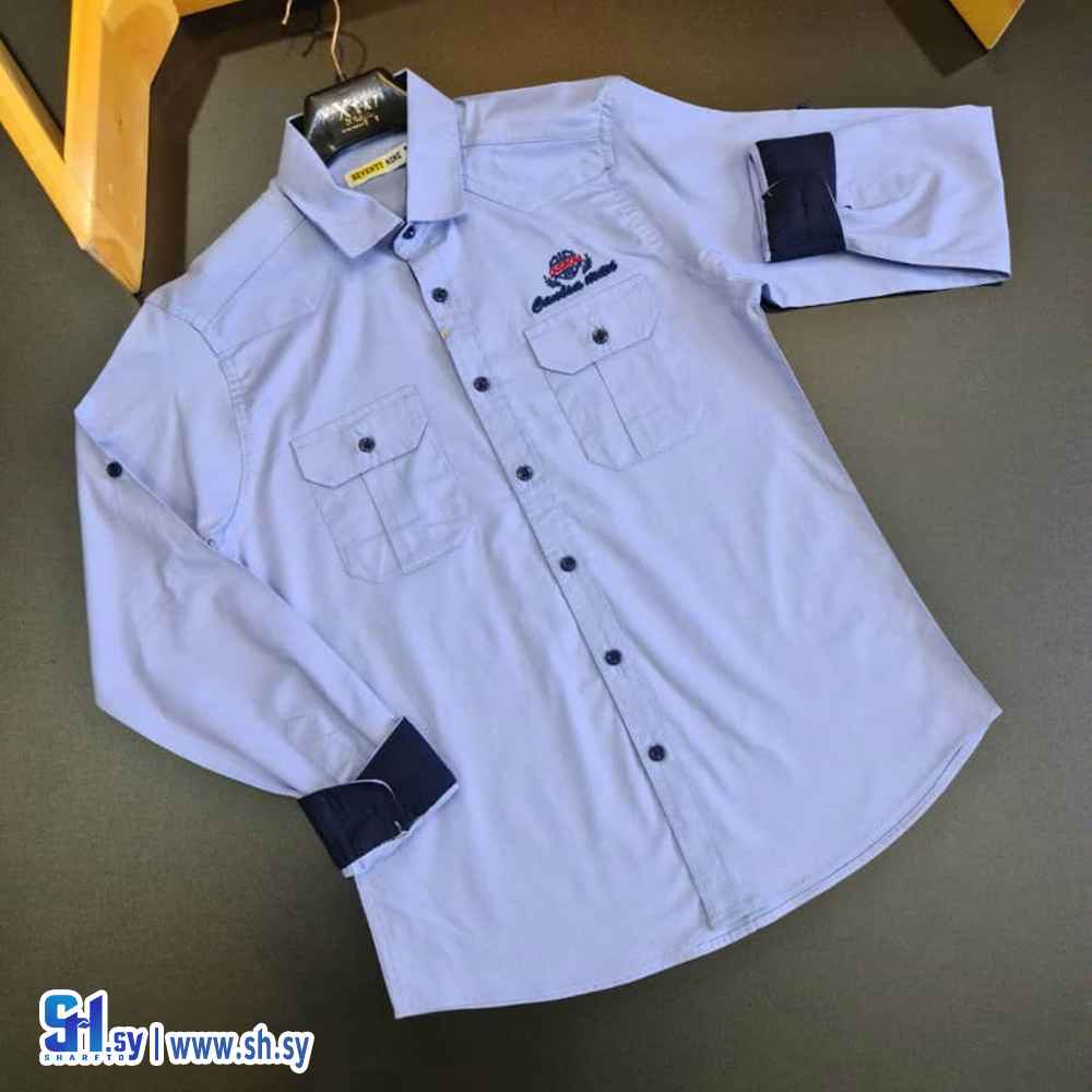 قميص مدرسي صبياني موديل 6161 (اكس وايت)