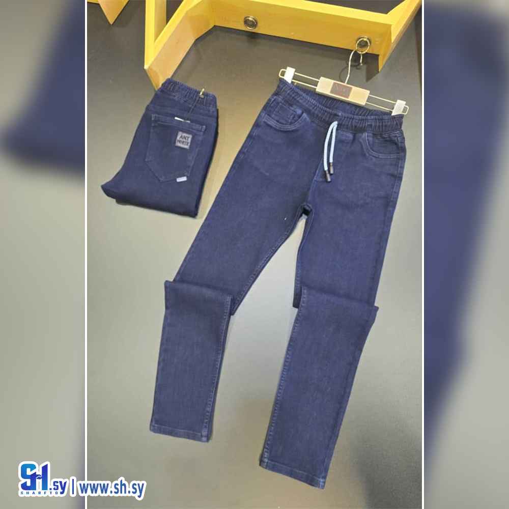 بنطال جينز صبياني موديل 3778 (اكس وايت)
