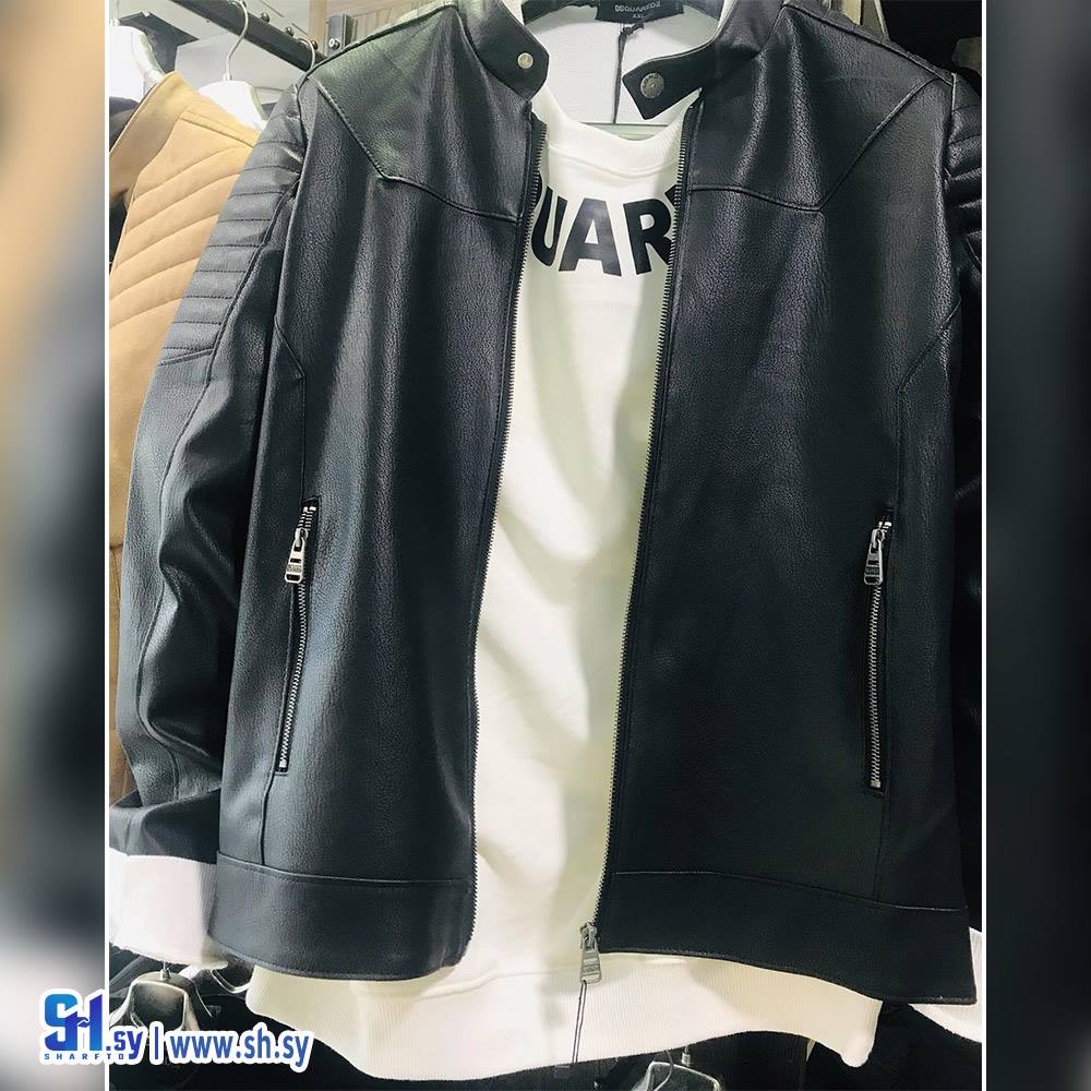 جاكيت رجالي جلد (إيطالي الغزلان)