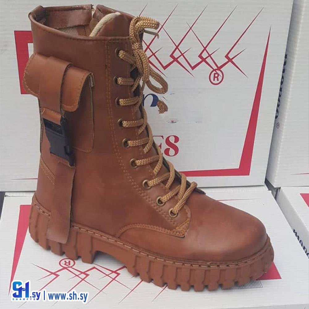 جزمة نسائي ساق عالي مع جيب (NeW STeP)