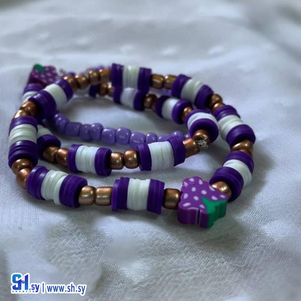 اسوارة خرز على شكل فواكه (Moonstone Store)