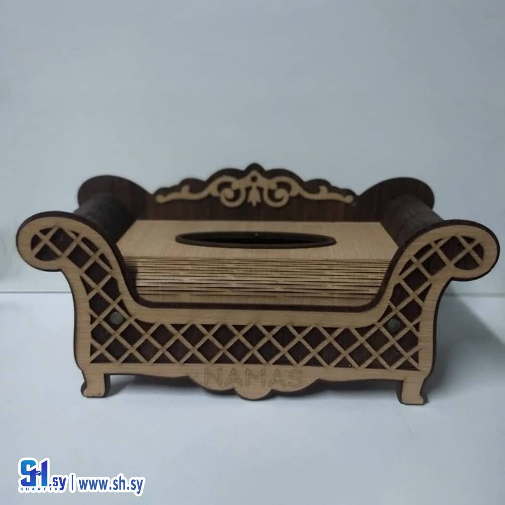 علبة محارم خشب 1 (ناماس للأدوات المنزلية)
