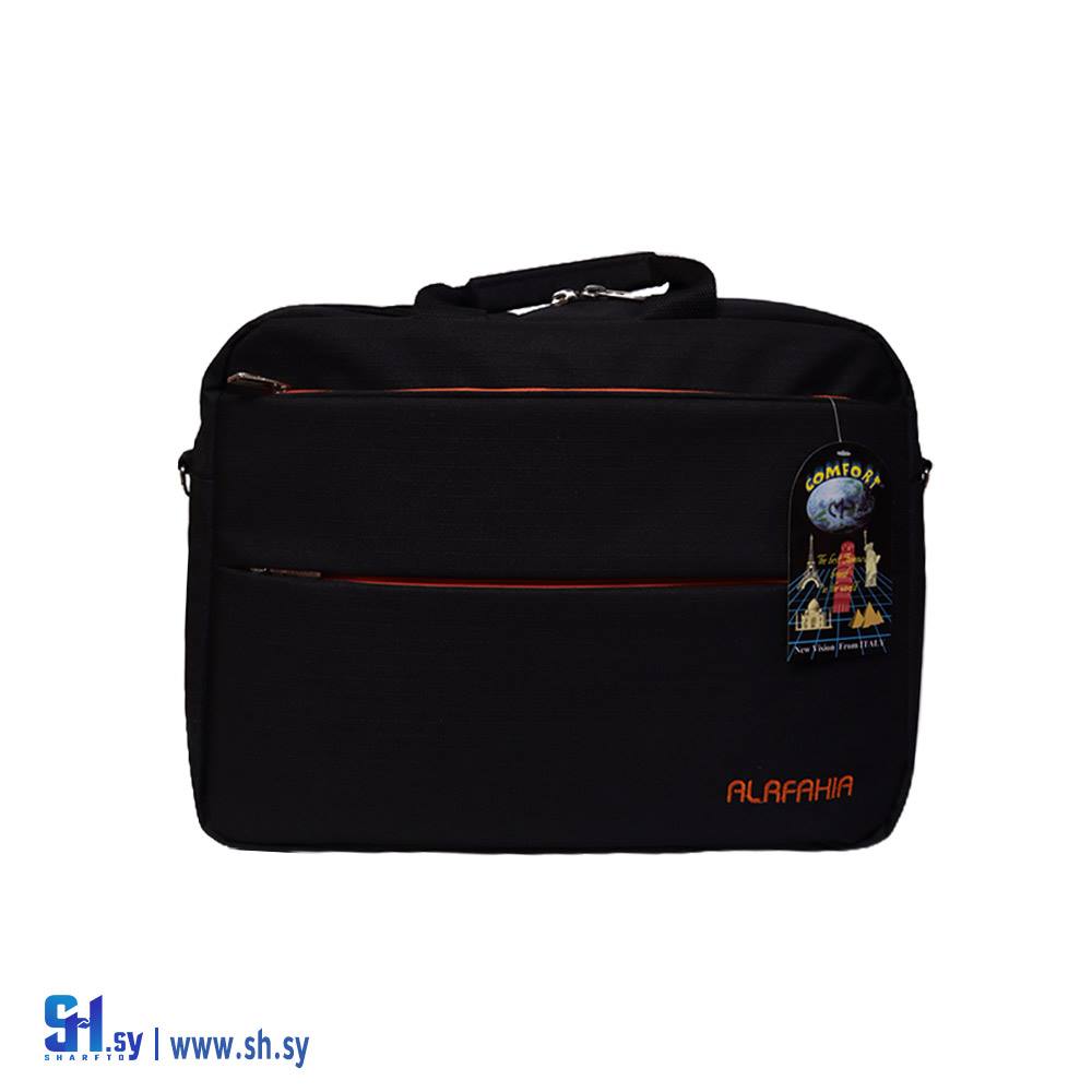 حقيبة لابتوب كتف +يد سحاب عدد2 + جيب عدد2-1 أمامي +1خلفي (حقائب الرفاهية)