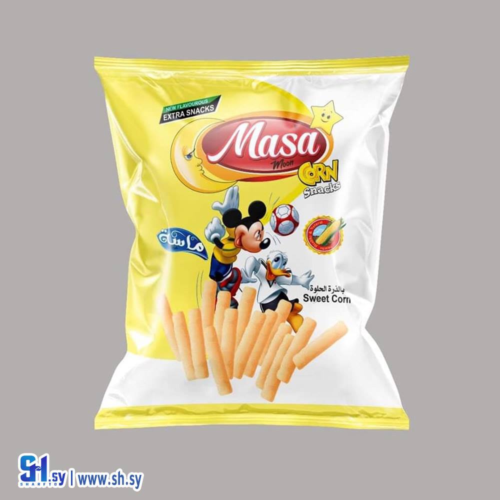 شيبس ماسة بنكهة الذرة الحلوة صغير (ماسة موون)