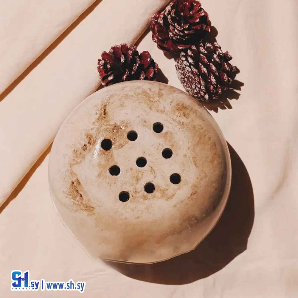مبخرة من حجر الترافرتين الطبيعي (Nostalgie Accessories)
