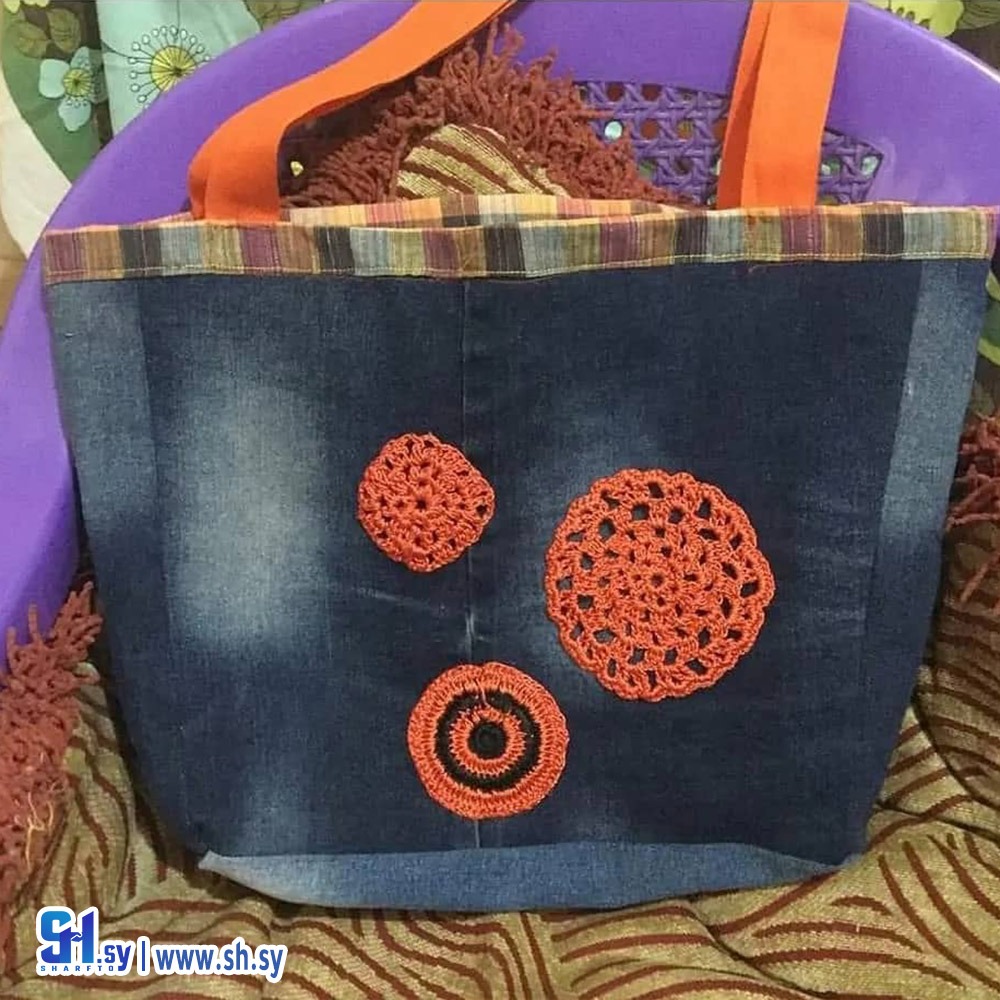 حقيبة كتف نسائية جينز (Samah Hassoun)