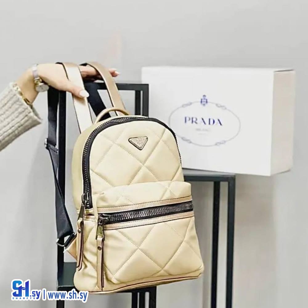 حقيبة ظهر نسائية برادا (أحذية العذراء)