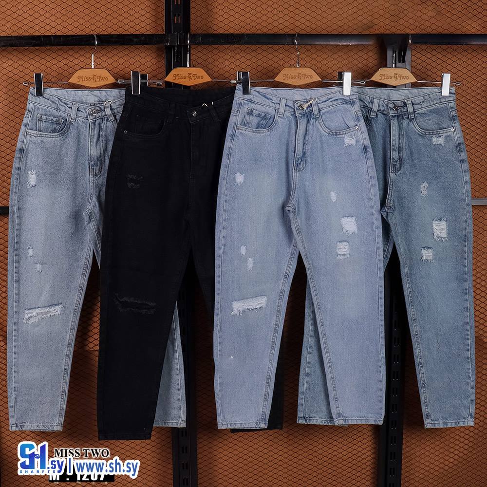 بنطال جينز نسائي موديل 1207 (MISS TWO)