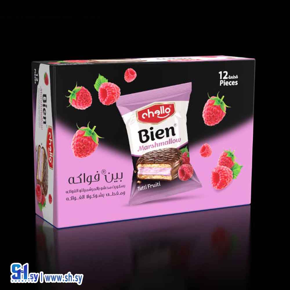 بسكويت بين محشو بمارشميلو الفواكه (chello)