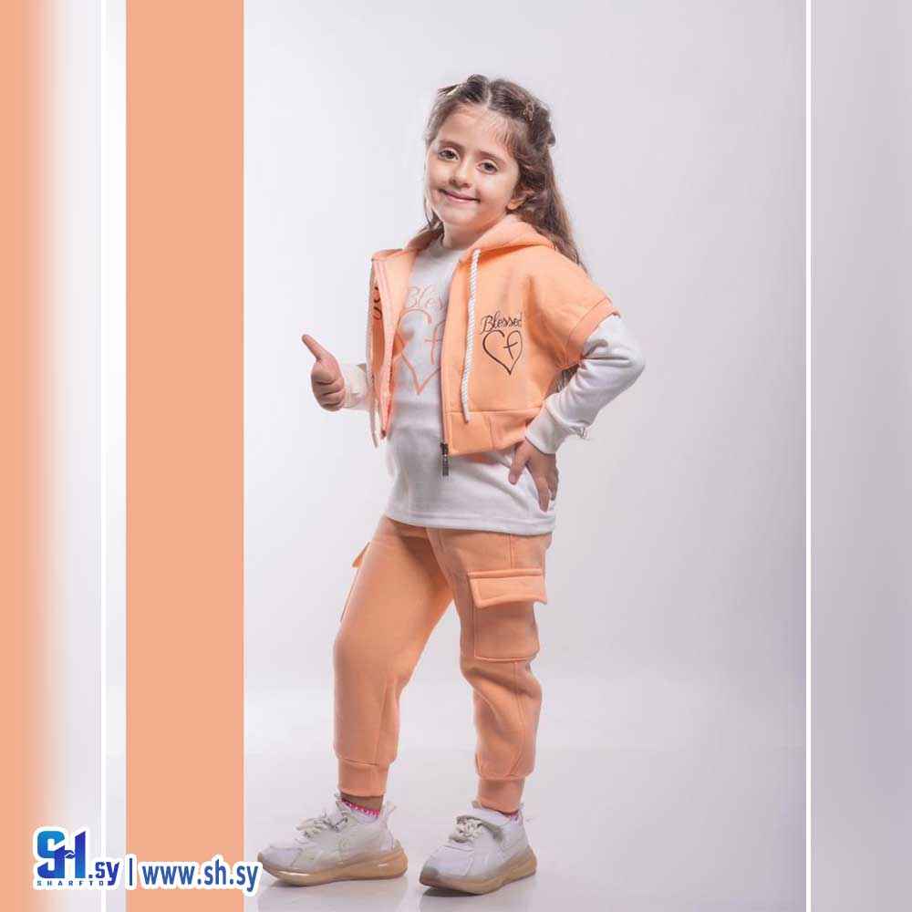 بيجامة بناتي موديل 1103 (بي بي M H)