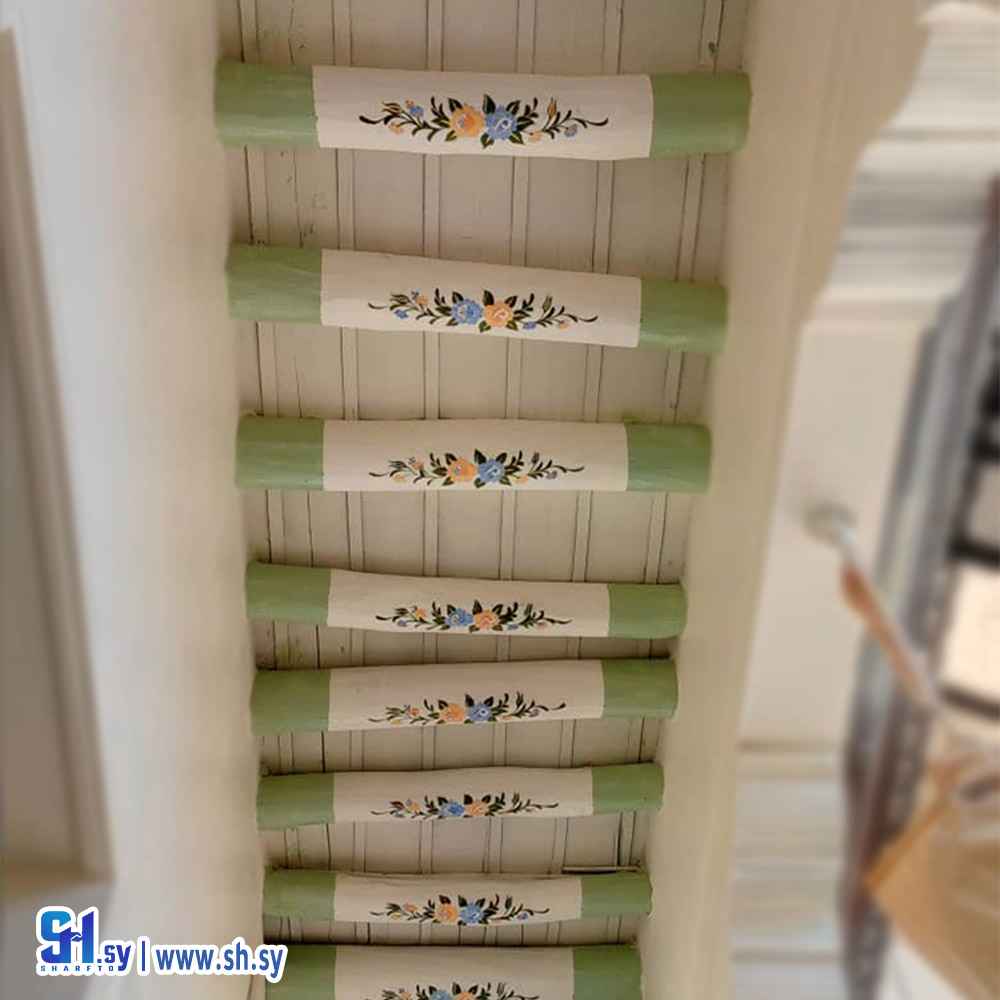 سقف خشب لبيت شامي (AlFredo Shankan)