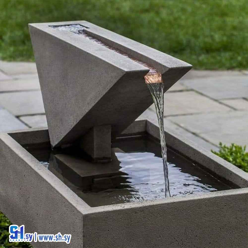 شلال ديكور من حجر البازلتي (الحاج ماجد سلام و أولاده للرخام و الغرانيت)